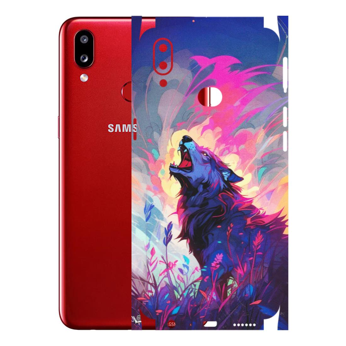 Samsung A/S Series Phone Skins (All Models) - New Wild Wolf Abstract - Matte Finish (M-125) Samsung Galaxy A10S