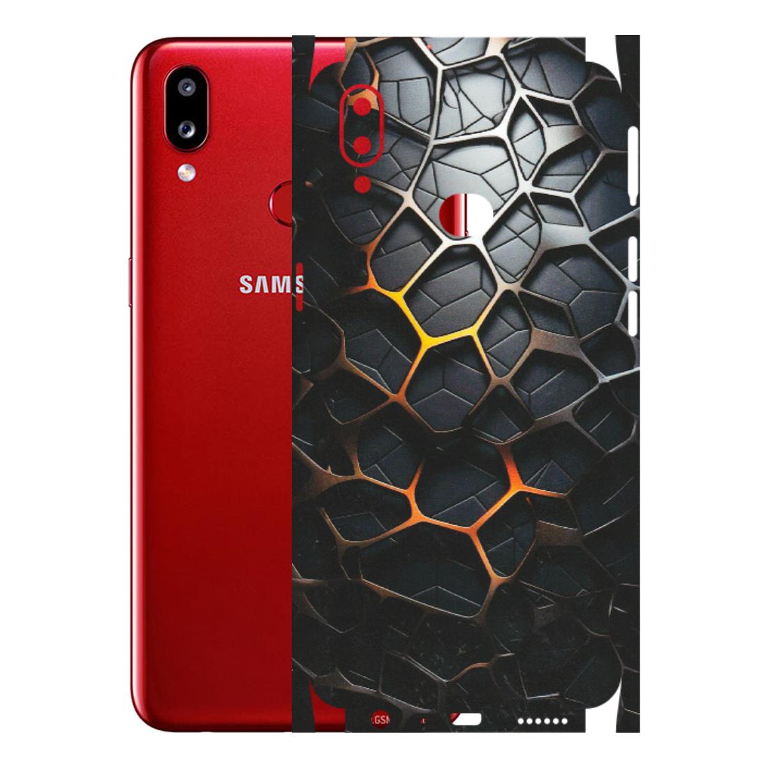 Samsung A/S Series Phone Skins (All Models) - New Abstract Graphite Tiles - Matte Finish (M-130) Samsung Galaxy A10S