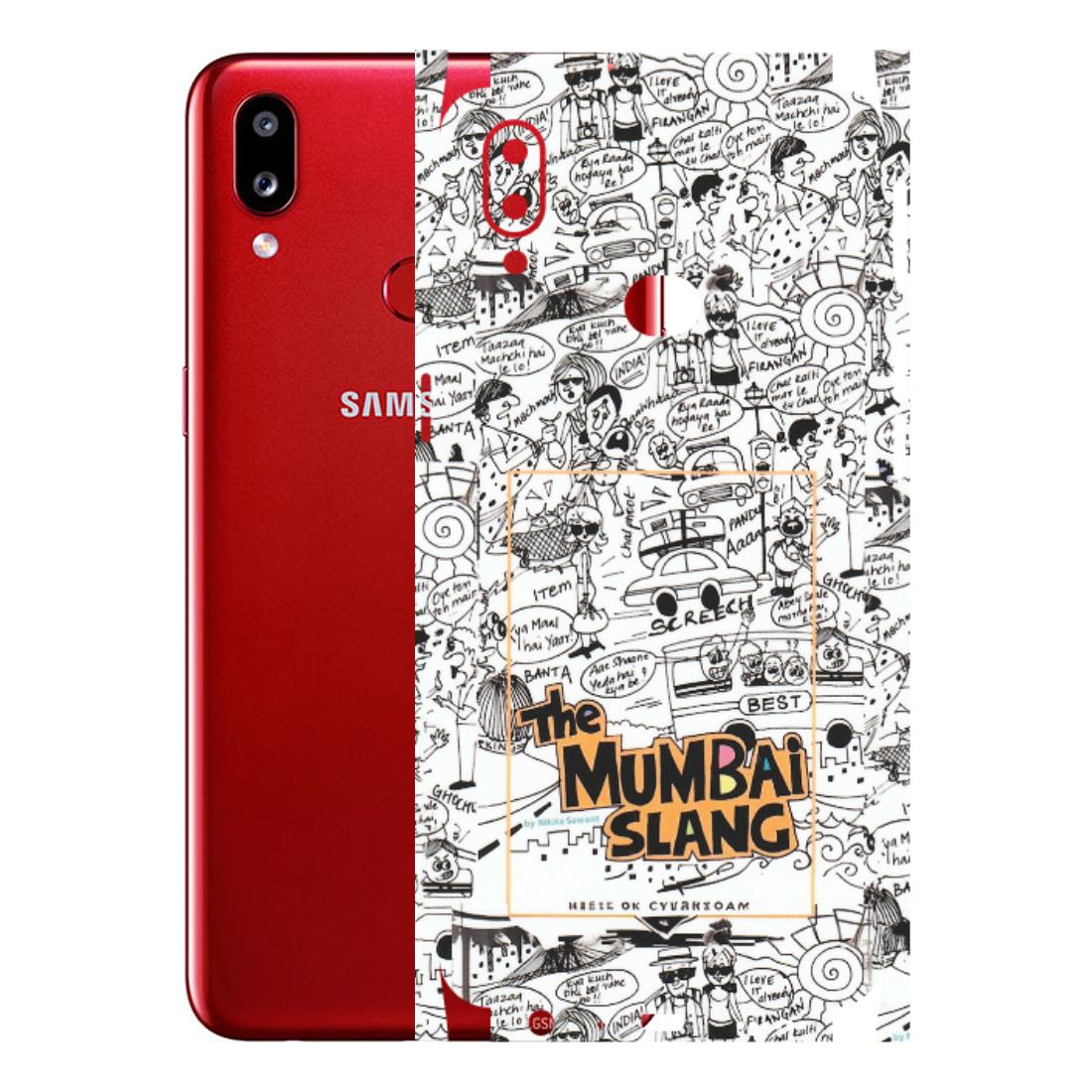 Samsung A/S Series Phone Skins (All Models) - The Mumbai Slang - Matte Finish (M-142) Samsung Galaxy A10S