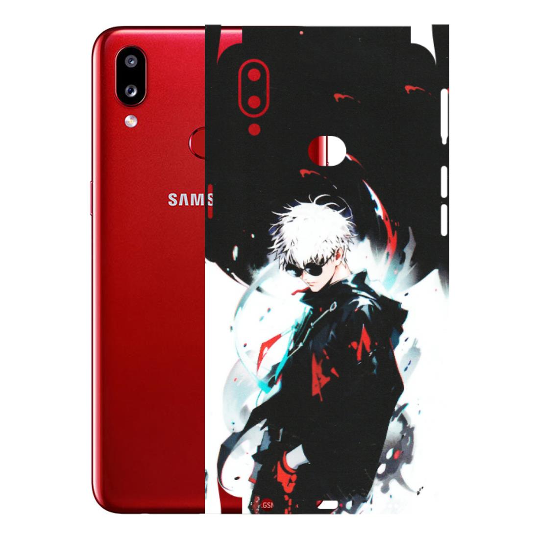 Samsung A/S Series Phone Skins (All Models) - Gojo Powerful Charater Kaisen Anime - Matte Finish (M-144) Samsung Galaxy A10S
