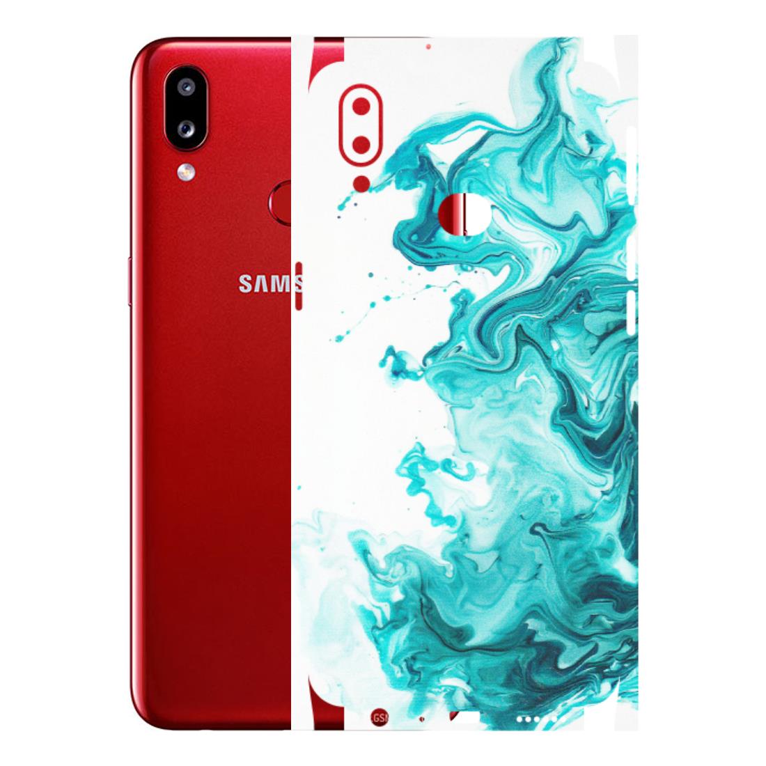 Samsung A/S Series Phone Skins (All Models) - Sky Blue Abstract Colour - Matte Finish (M-146) Samsung Galaxy A10S