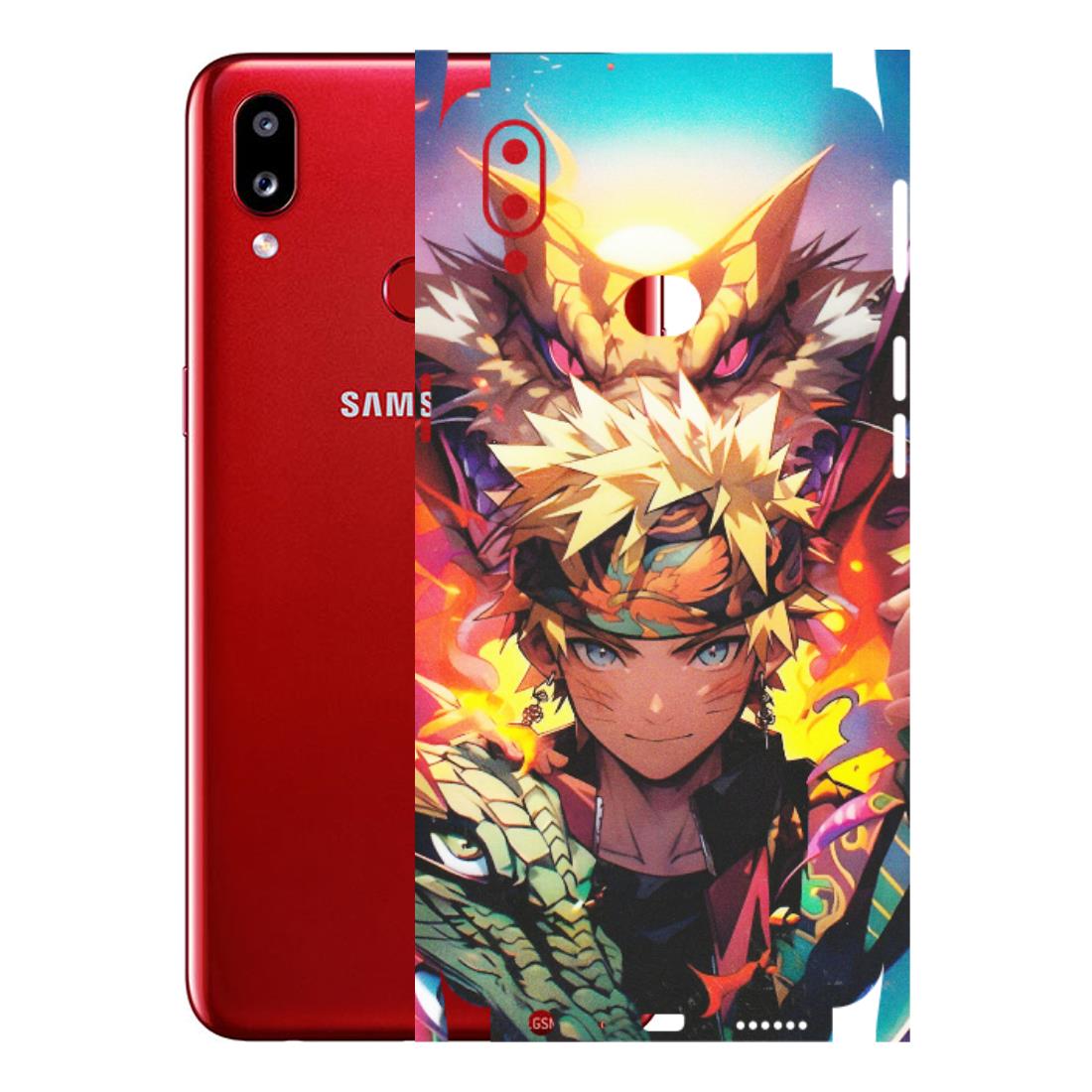 Samsung A/S Series Phone Skins (All Models) - Angry Naruto Anime - Matte Finish (M-148) Samsung Galaxy A10S