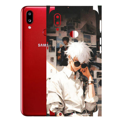 Samsung A/S Series Phone Skins (All Models) - Gojo Satoru Jujustu Kaisen Anime - Matte Finish (M-156) Samsung Galaxy A10S