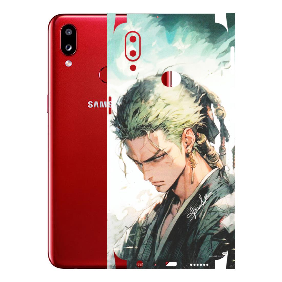 Samsung A/S Series Phone Skins (All Models) - Pirate Hunter One Piece Anime - Matte Finish (M-157) Samsung Galaxy A10S