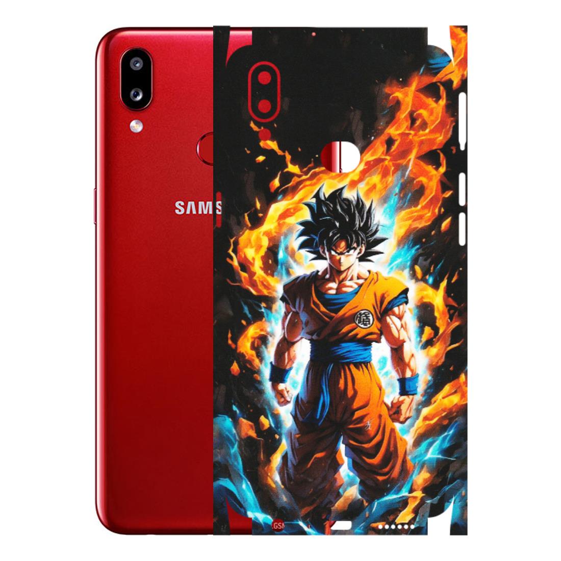 Samsung A/S Series Phone Skins (All Models) - Goku Transformation Anime - Matte Finish (M-159) Samsung Galaxy A10S