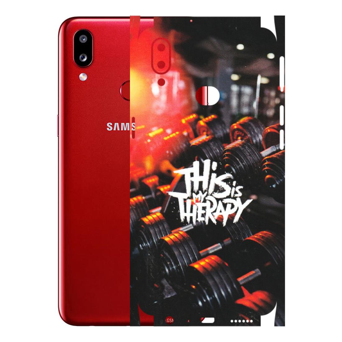 Samsung A/S Series Phone Skins (All Models) - GYM Lover Therapy - Matte Finish (M-160) Samsung Galaxy A10S