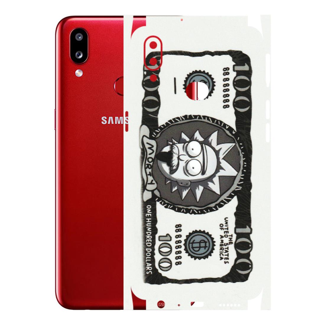 Samsung A/S Series Phone Skins (All Models) - Rick And Morty Hundred Dollar Anime - Matte Finish (M-161) Samsung Galaxy A10S