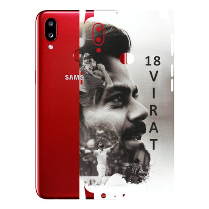 Samsung A/S Series Phone Skins (All Models) - Virat Kohli Cricketer - Matte Finish (M-163) Samsung Galaxy A10S