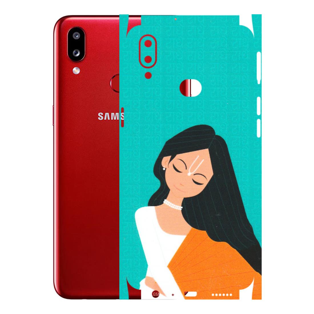 Samsung A/S Series Phone Skins (All Models) - Radhe Radhe With Hindu Symbol - Matte Finish (M-164) Samsung Galaxy A10S