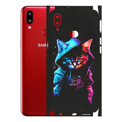 Samsung A/S Series Phone Skins (All Models) - Cyberpunk Cat - Matte Finish (M-45) Samsung Galaxy A10S