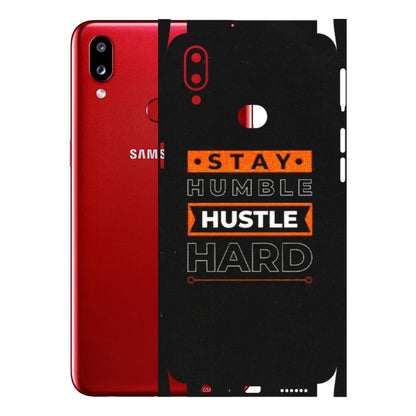 Samsung A/S Series Phone Skins (All Models) - Stay Humble Stay Hard - Matte Finish (M-48) Samsung Galaxy A10S