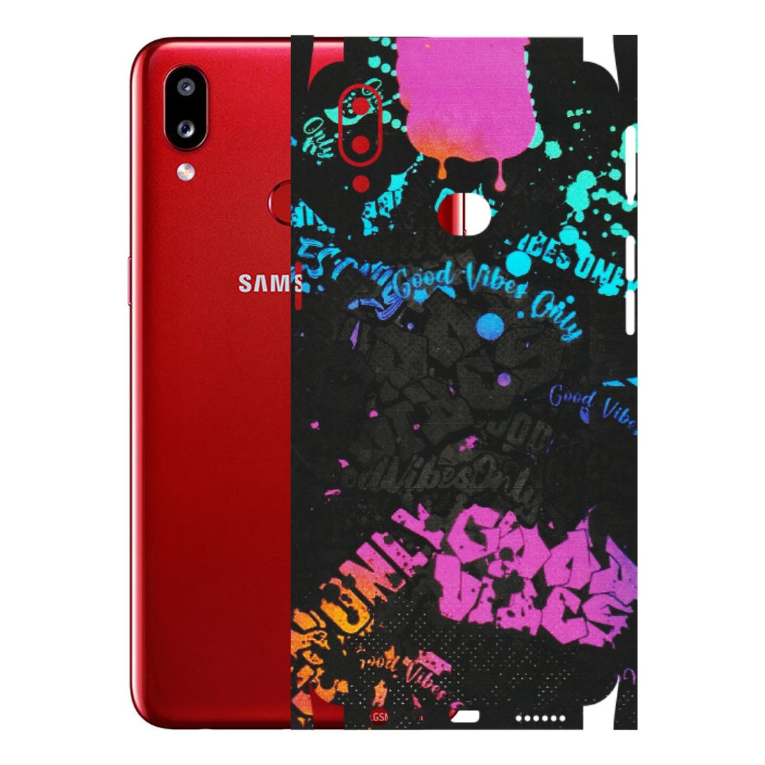 Samsung A/S Series Phone Skins (All Models) - Majestic Black Vibes - Matte Finish (M-62) Samsung Galaxy A10S