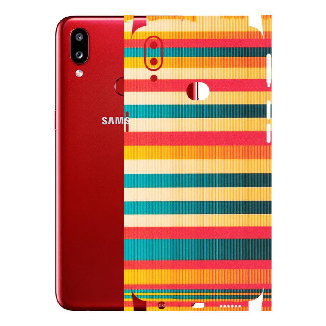 Samsung A/S Series Phone Skins (All Models) - Colourful Stripes Soothing Effect - Matte Finish (M-86) Samsung Galaxy A10S