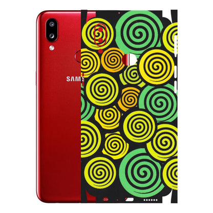 Samsung A/S Series Phone Skins (All Models) - Crazy Spiral - Matte Finish (M-91) Samsung Galaxy A10S