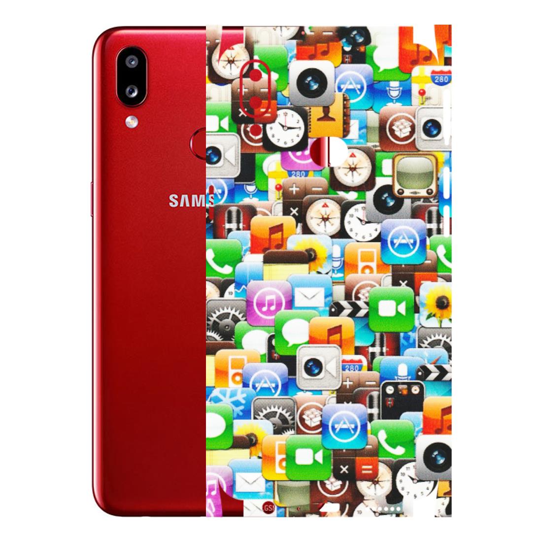 Samsung A/S Series Phone Skins (All Models) - All Apple Icons - Matte Finish (M-93) Samsung Galaxy A10S