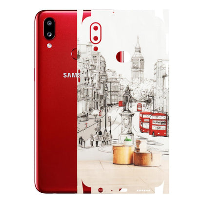 Samsung A/S Series Phone Skins (All Models) - London Street - Transparent Finish (T-02) Samsung Galaxy A10S