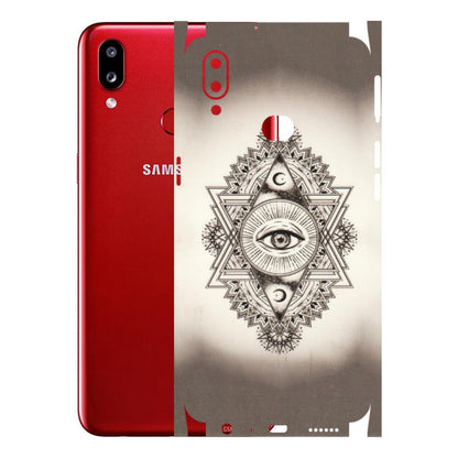 Samsung A/S Series Phone Skins (All Models) - Illuminati Great Eye - Transparent Finish (T-14) Samsung Galaxy A10S
