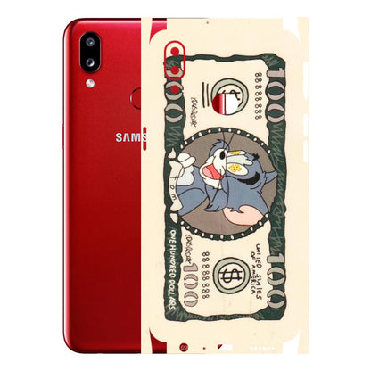 Samsung A/S Series Phone Skins (All Models) - One Hundred Dollar Tom - Transparent Finish (T-16) Samsung Galaxy A10S