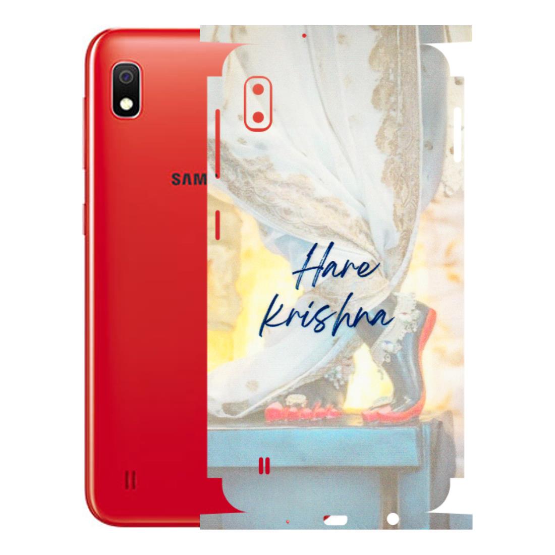 Samsung A/S Series Phone Skins (All Models) - Hare Krishna - 3D Embossed Finish (L-03) Samsung Galaxy A10