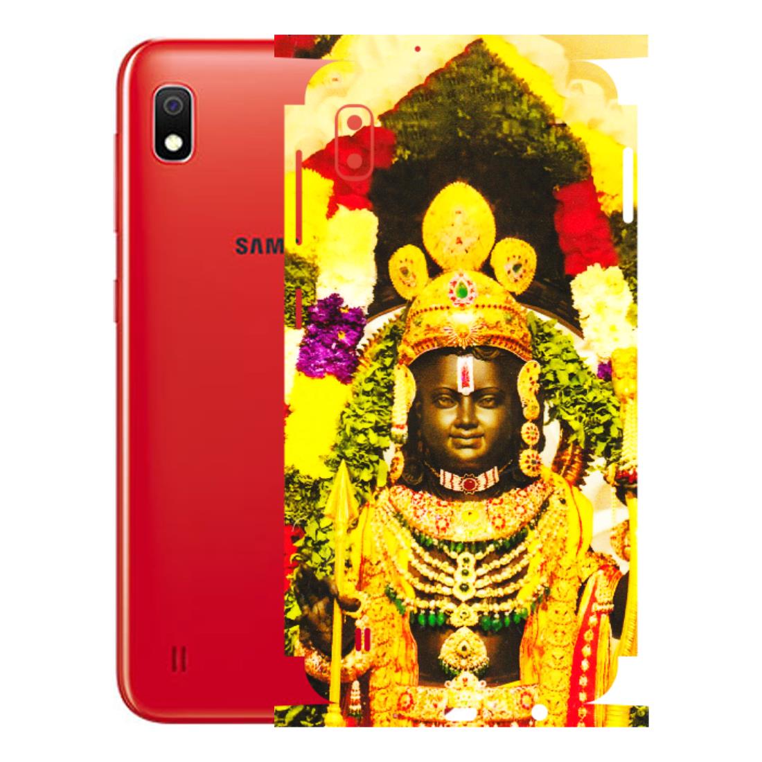 Samsung A/S Series Phone Skins (All Models) - Ram Lalla Ayodhya - 3D Embossed Finish (L-103) Samsung Galaxy A10