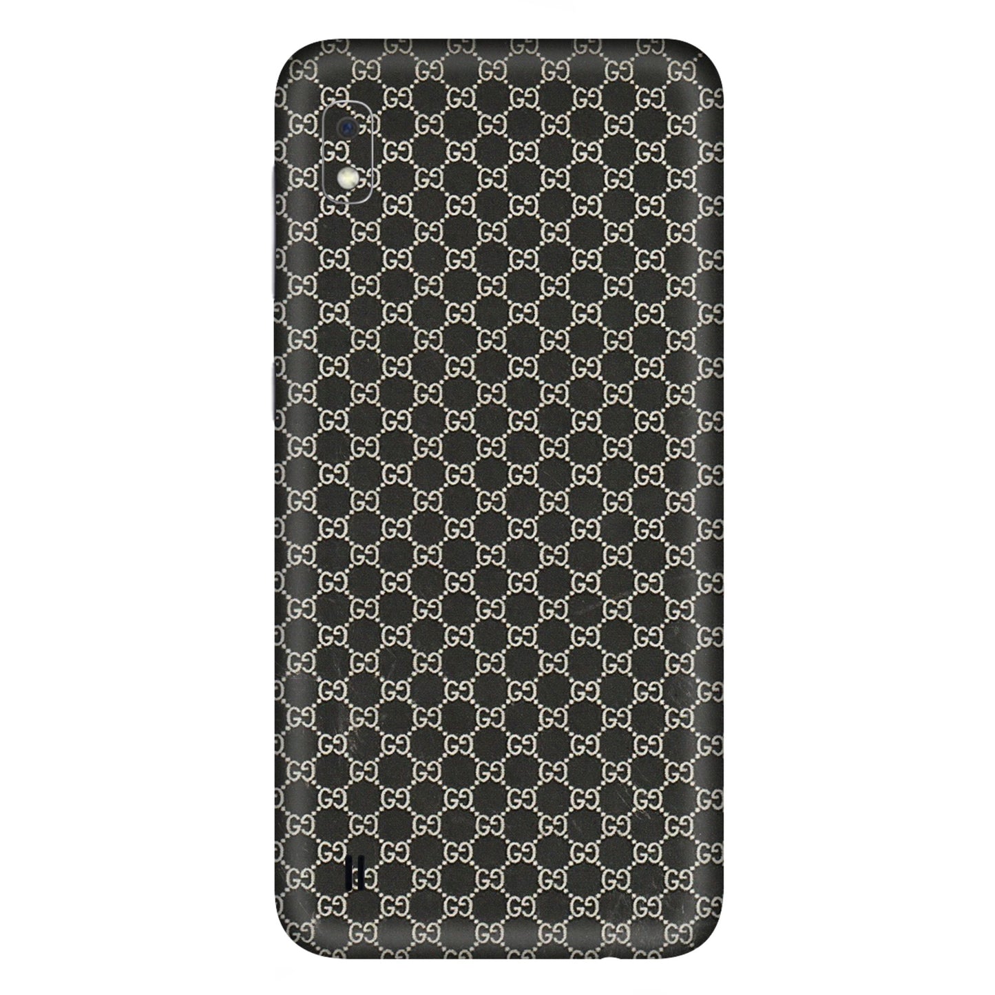 Samsung A/S Series Phone Skins (All Models) - Black G Print - 3D Embossed Finish (L-109) Samsung Galaxy A10