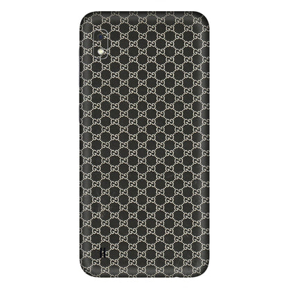 Samsung A/S Series Phone Skins (All Models) - Black G Print - 3D Embossed Finish (L-109) Samsung Galaxy A10