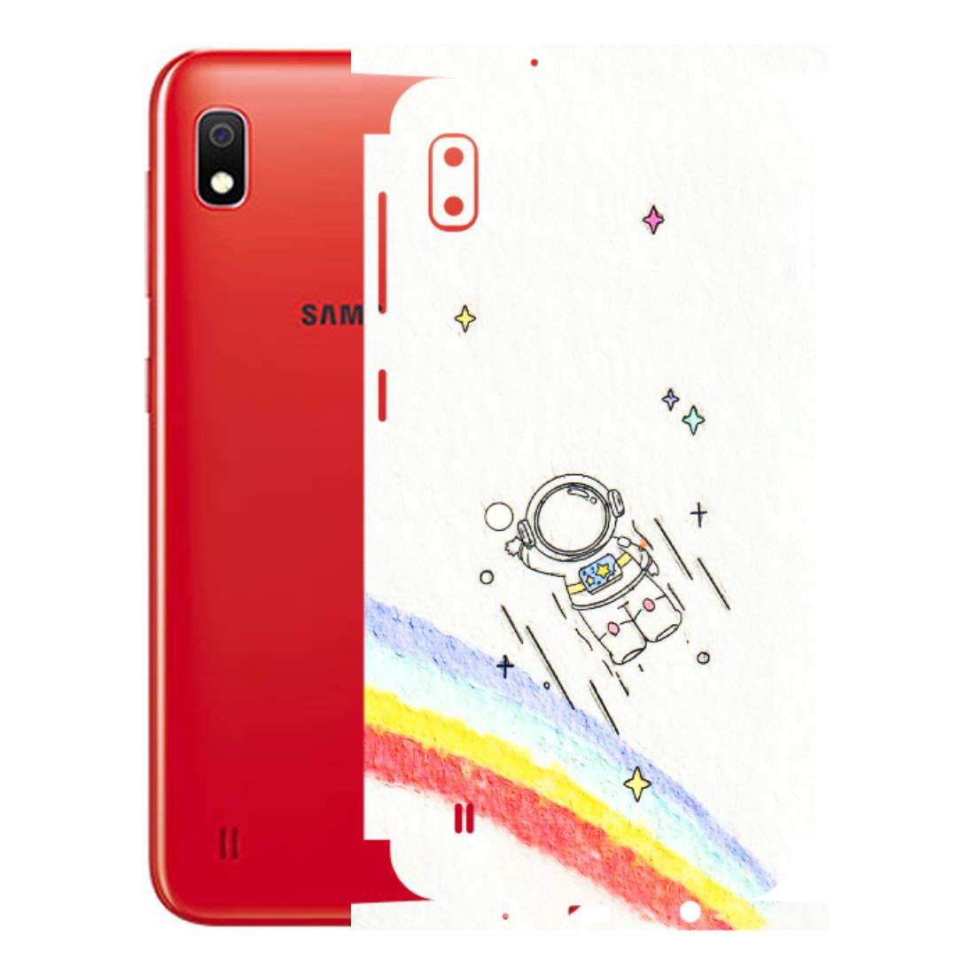Samsung A/S Series Phone Skins (All Models) - Milkyway Astronaut - 3D Embossed Finish (L-110) Samsung Galaxy A10