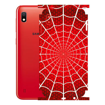 Samsung A/S Series Phone Skins (All Models) - Classic Spidey Web - 3D Embossed Finish (L-115) Samsung Galaxy A10