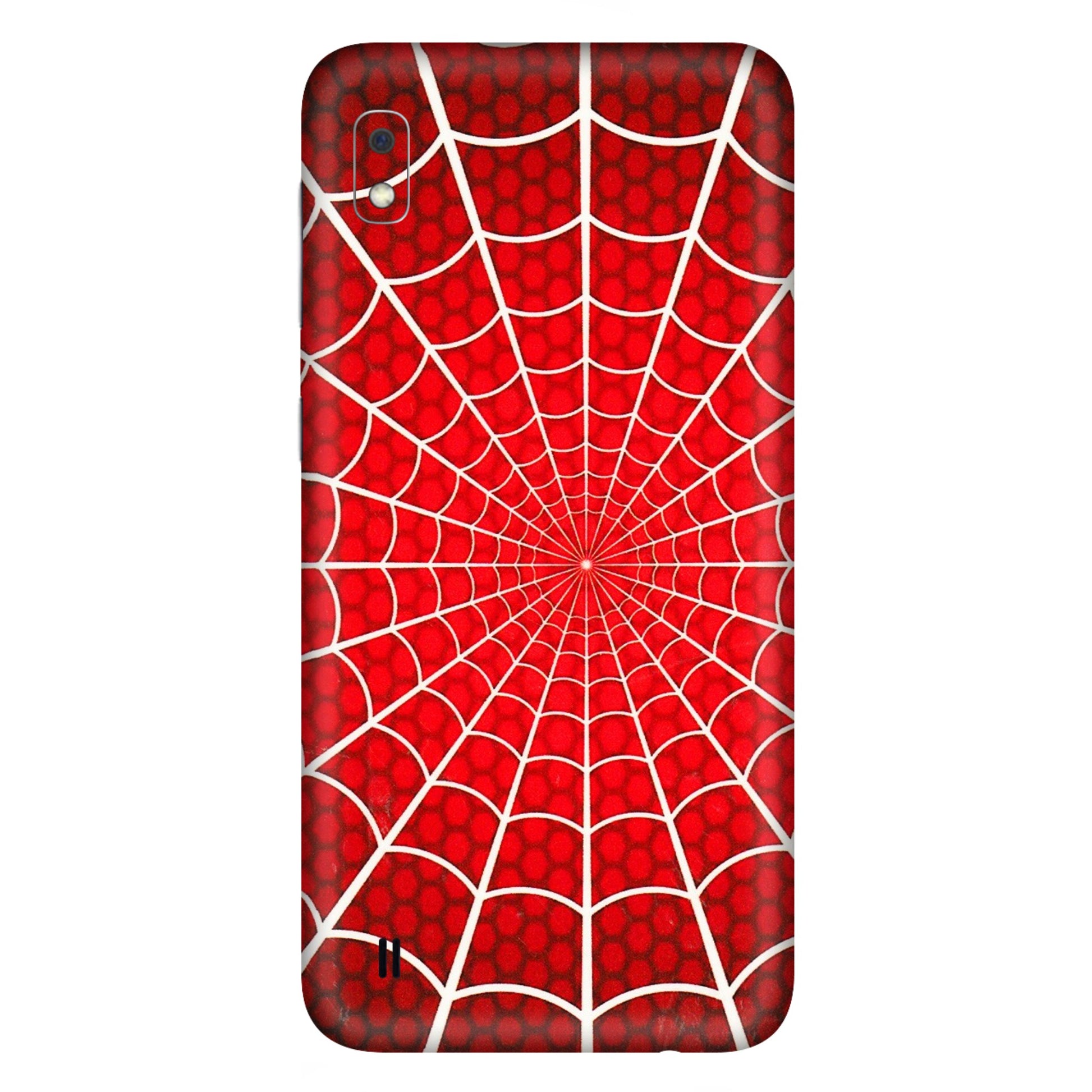 Samsung A/S Series Phone Skins (All Models) - Classic Spidey Web - 3D Embossed Finish (L-115) Samsung Galaxy A10