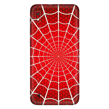 Samsung A/S Series Phone Skins (All Models) - Classic Spidey Web - 3D Embossed Finish (L-115) Samsung Galaxy A10