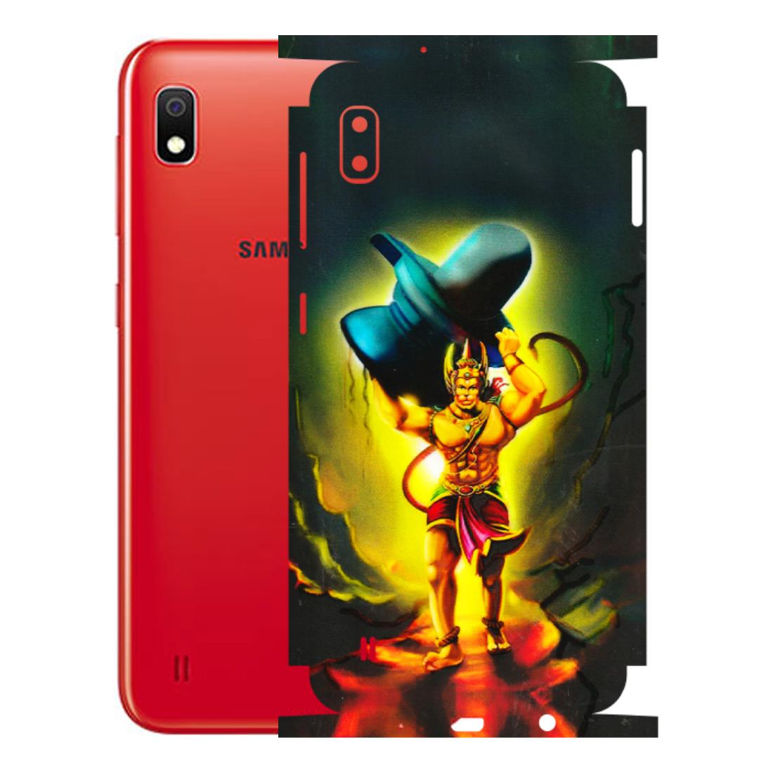 Samsung A/S Series Phone Skins (All Models) - Hanuman Ji - 3D Embossed Finish (L-128) Samsung Galaxy A10