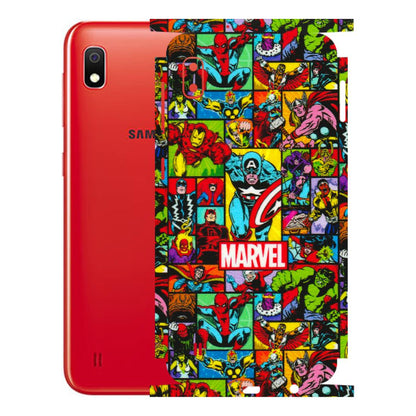 Samsung A/S Series Phone Skins (All Models) - MARVELOUS Comic Characters - 3D Embossed Finish (L-129) Samsung Galaxy A10