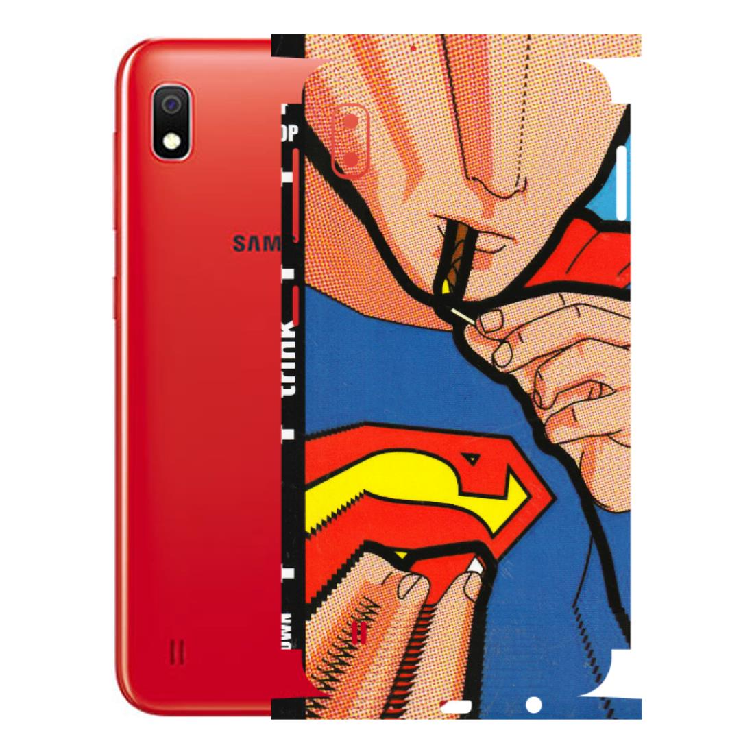 Samsung A/S Series Phone Skins (All Models) - Superman Sutta - 3D Embossed Finish (L-130) Samsung Galaxy A10