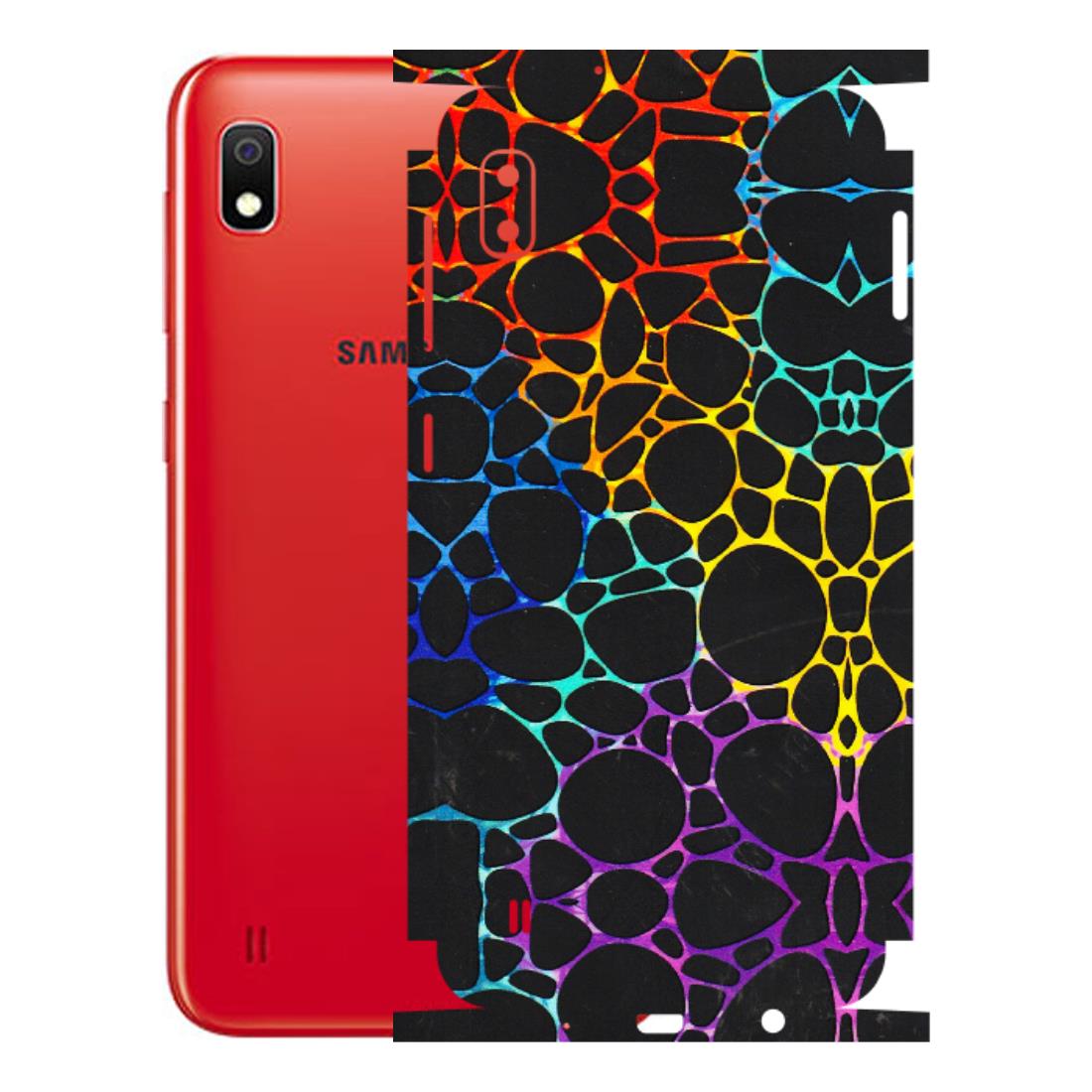 Samsung A/S Series Phone Skins (All Models) - Abstract Art MultiColour - 3D Embossed Finish (L-133) Samsung Galaxy A10