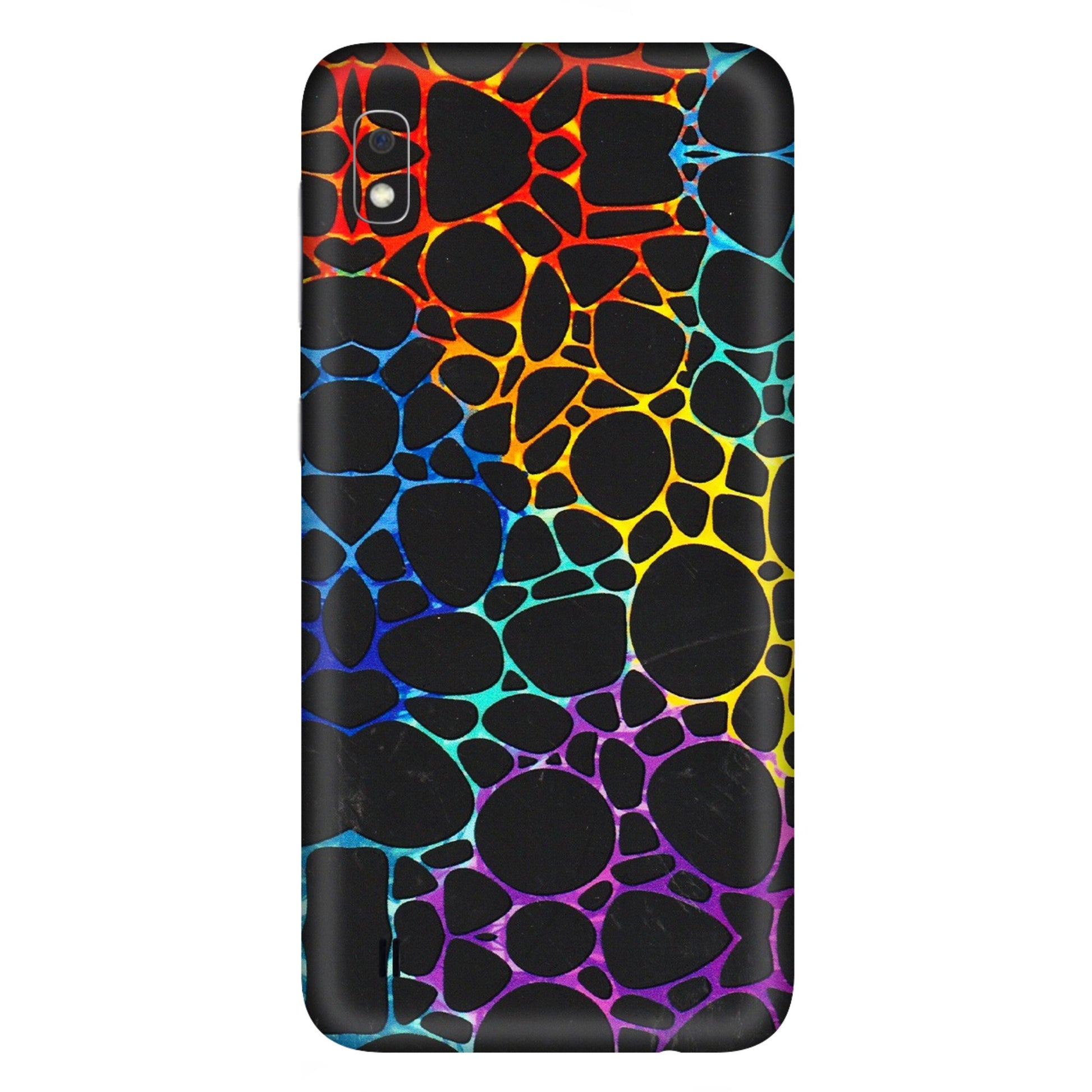 Samsung A/S Series Phone Skins (All Models) - Abstract Art MultiColour - 3D Embossed Finish (L-133) Samsung Galaxy A10