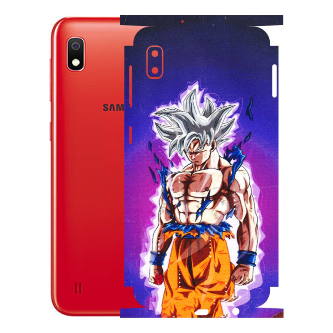 Samsung A/S Series Phone Skins (All Models) - Goku Purple Anime - 3D Embossed Finish (L-147) Samsung Galaxy A10