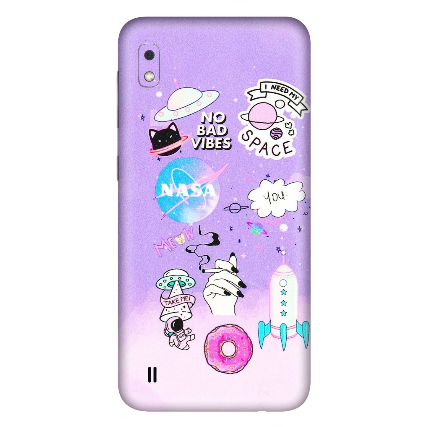 Samsung A/S Series Phone Skins (All Models) - I Need My Nasa Skin - 3D Embossed Finish (L-149) Samsung Galaxy A10