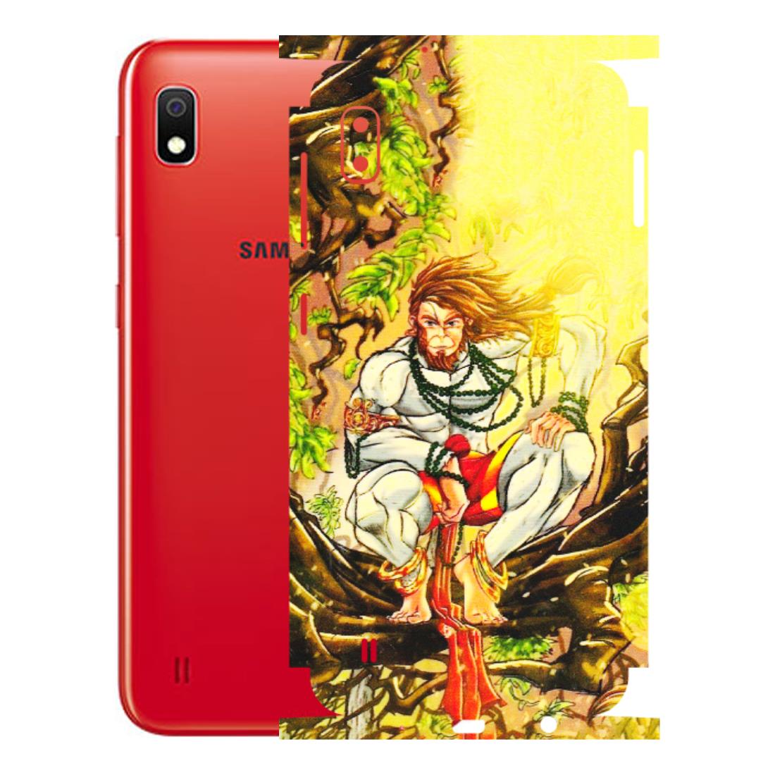 Samsung A/S Series Phone Skins (All Models) - Lord Hanuman - 3D Embossed Finish (L-152) Samsung Galaxy A10