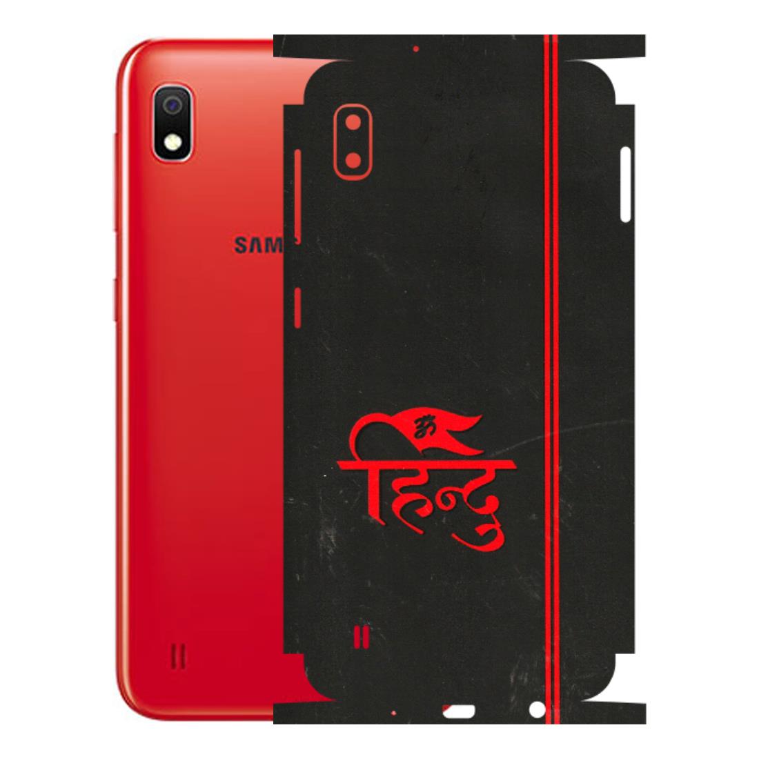 Samsung A/S Series Phone Skins (All Models) - Hindu Black - 3D Embossed Finish (L-153) Samsung Galaxy A10