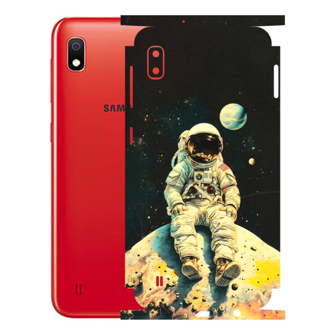 Samsung A/S Series Phone Skins (All Models) - Astronaut in Space - 3D Embossed Finish (L-16) Samsung Galaxy A10