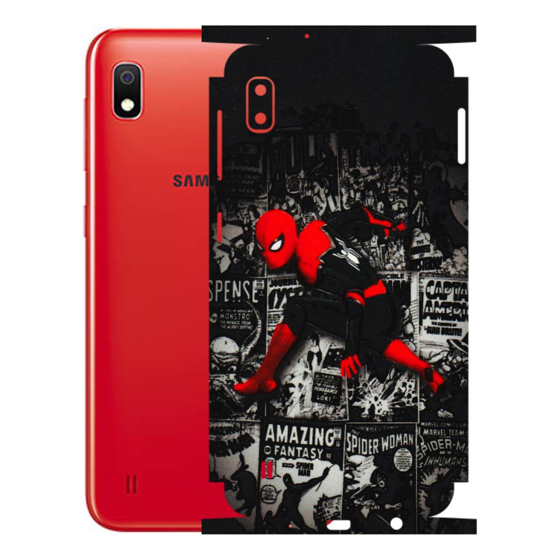 Samsung A/S Series Phone Skins (All Models) - SpiderMan New - 3D Embossed Finish (L-162) Samsung Galaxy A10