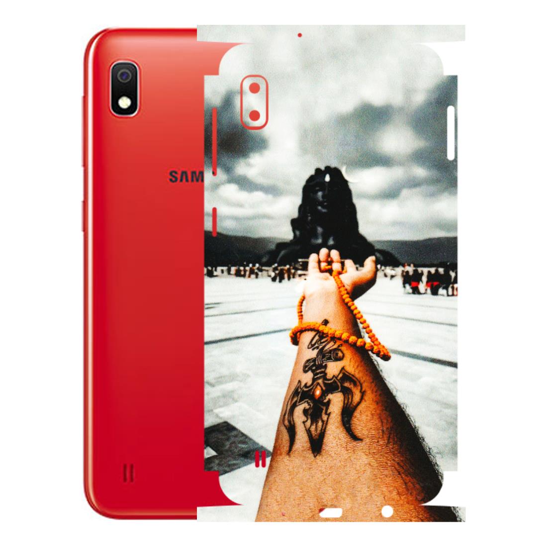 Samsung A/S Series Phone Skins (All Models) - Jai Adiyogi Mahakaal - 3D Embossed Finish (L-164) Samsung Galaxy A10