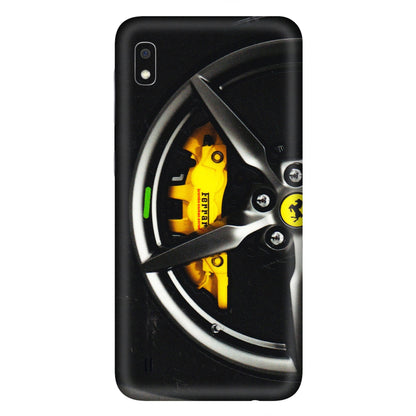Samsung A/S Series Phone Skins (All Models) - Ferrari Wheel Alloy - 3D Embossed Finish (L-173) Samsung Galaxy A10