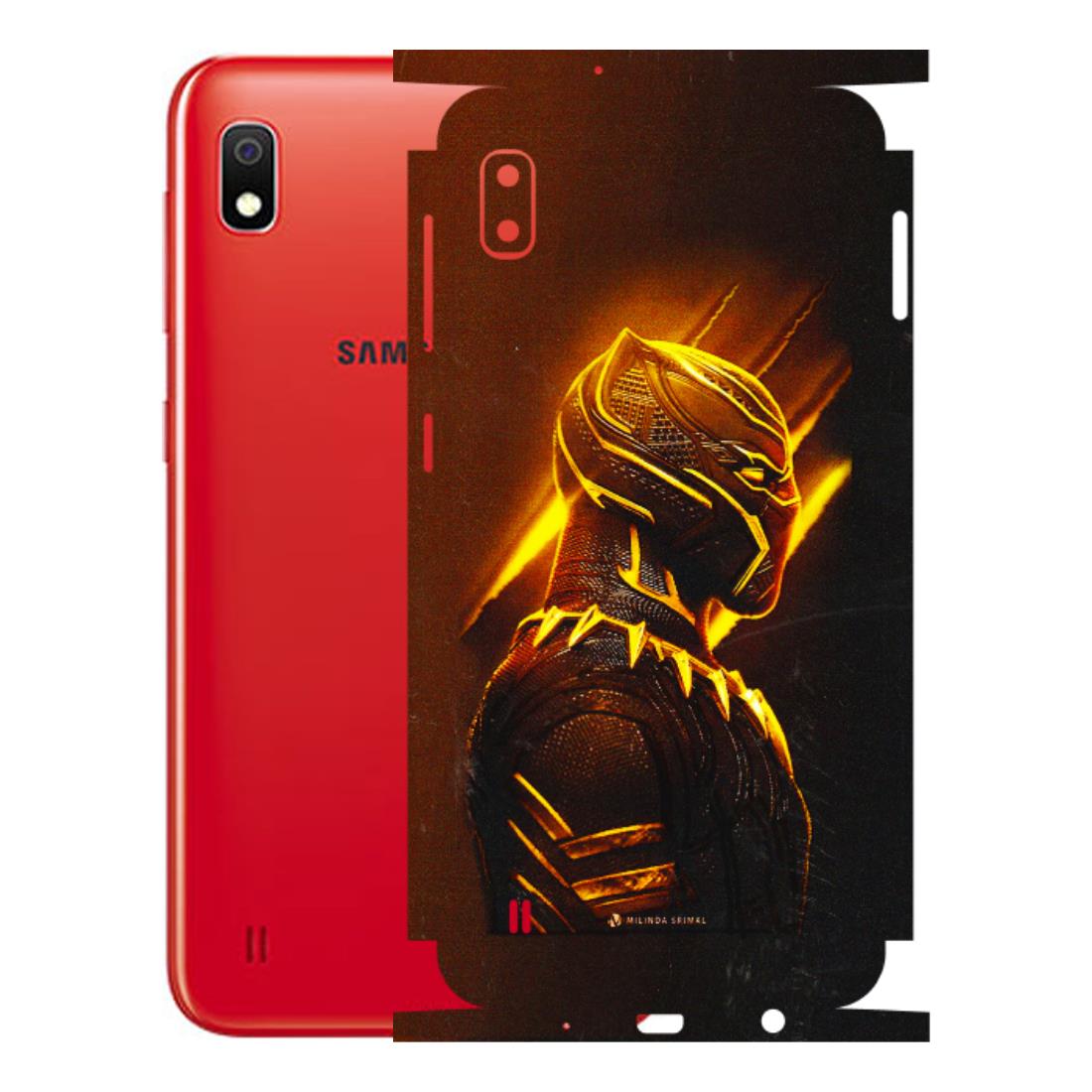 Samsung A/S Series Phone Skins (All Models) - Gold Black Panther - 3D Embossed Finish (L-181) Samsung Galaxy A10