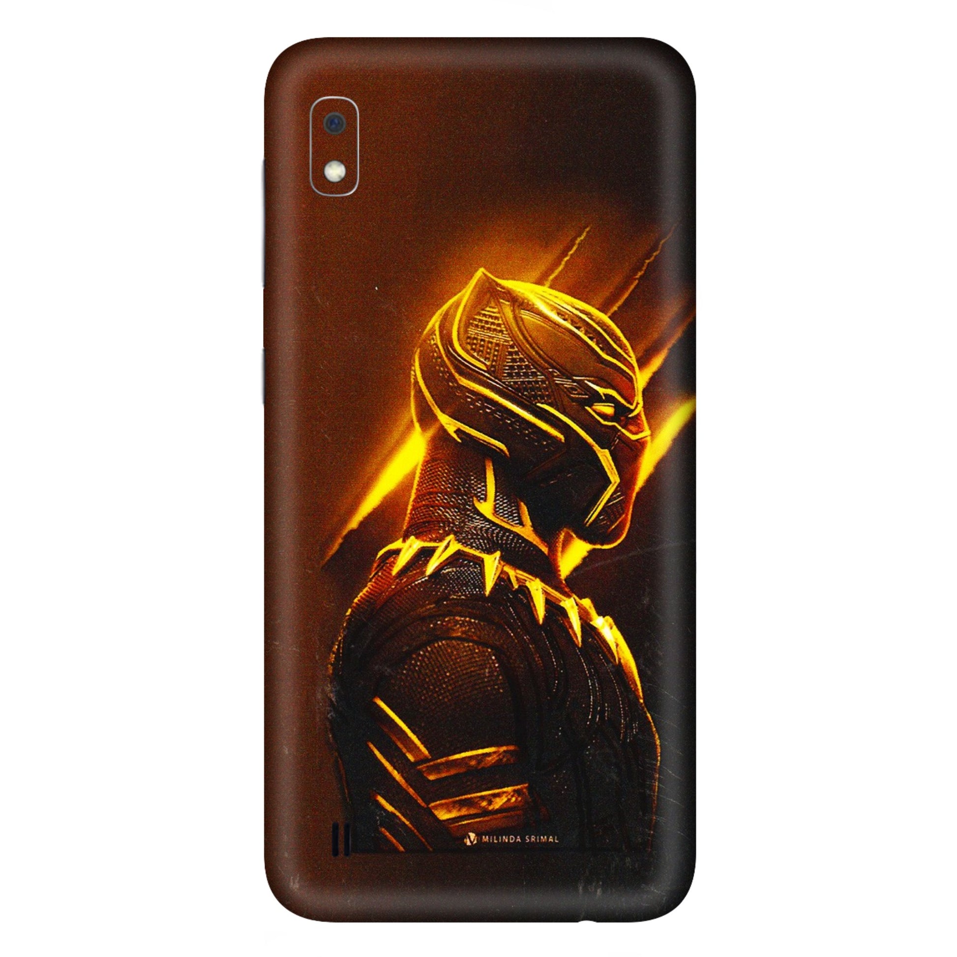 Samsung A/S Series Phone Skins (All Models) - Gold Black Panther - 3D Embossed Finish (L-181) Samsung Galaxy A10
