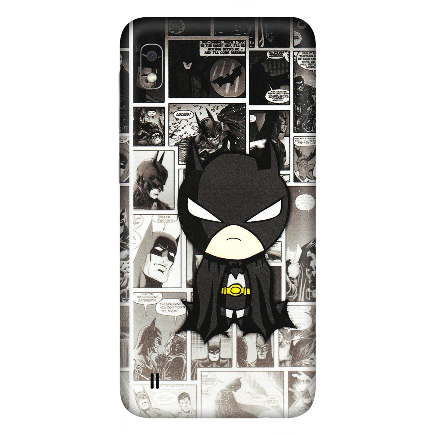 Samsung A/S Series Phone Skins (All Models) - Toon Batman - 3D Embossed Finish (L-182) Samsung Galaxy A10