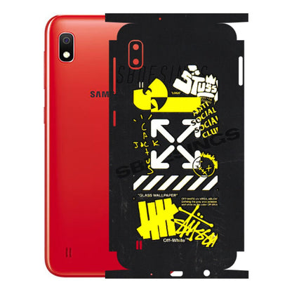 Samsung A/S Series Phone Skins (All Models) - Anti Social Graffiti - 3D Embossed Finish (L-198) Samsung Galaxy A10