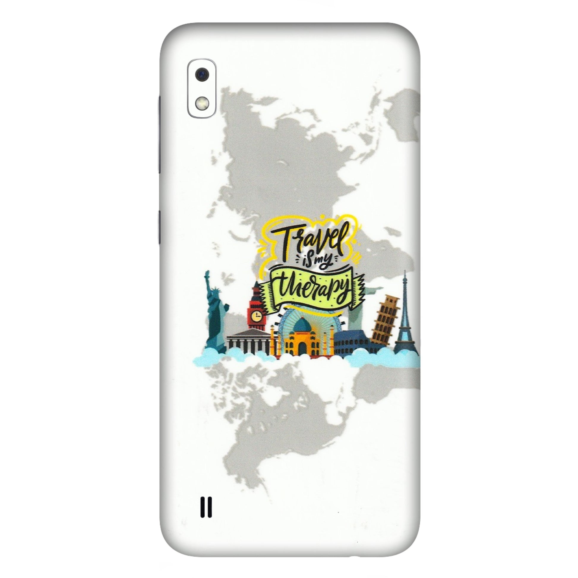 Samsung A/S Series Phone Skins (All Models) - Travel Therapy - 3D Embossed Finish (L-199) Samsung Galaxy A10