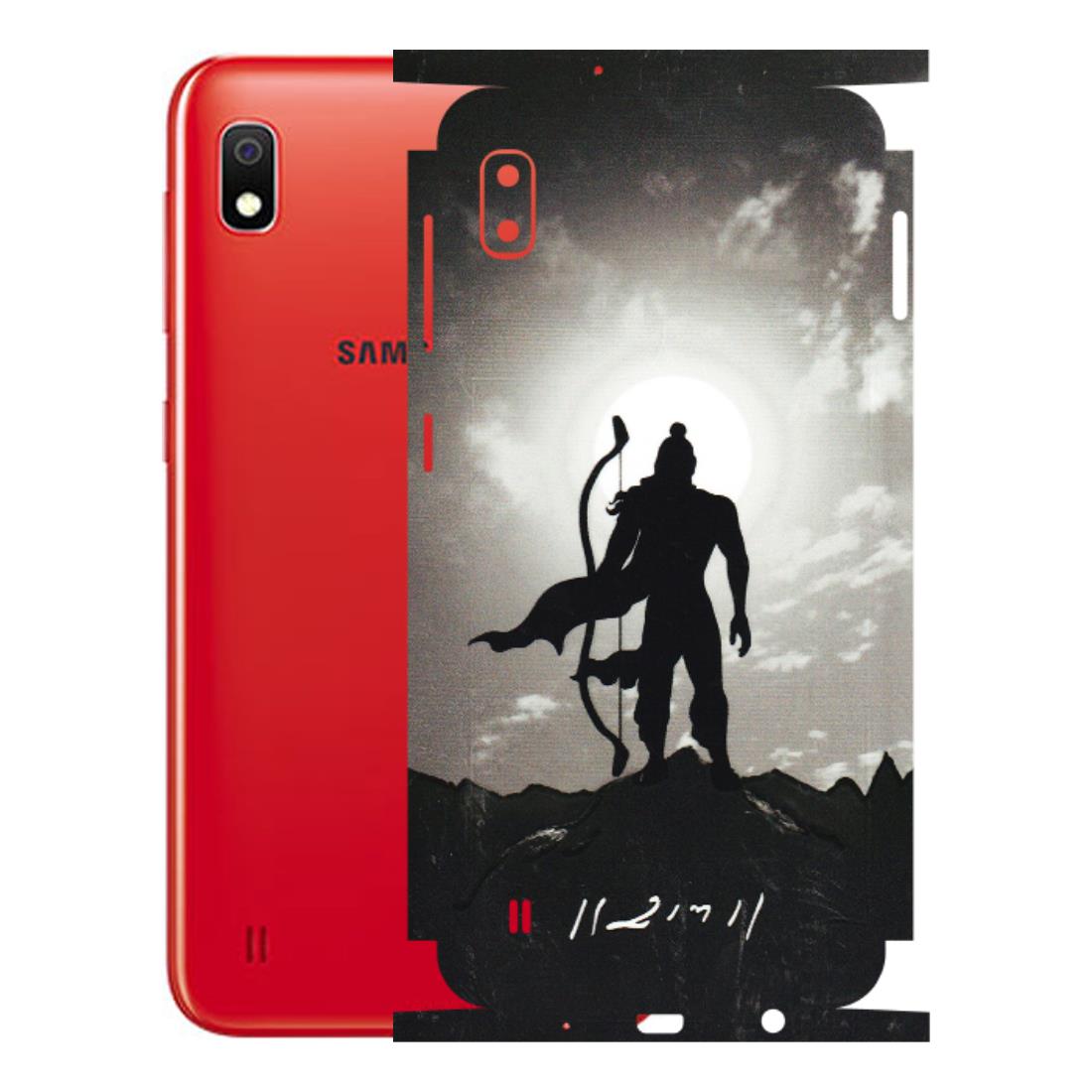 Samsung A/S Series Phone Skins (All Models) - Jai Siya Ram - 3D Embossed Finish (L-200) Samsung Galaxy A10