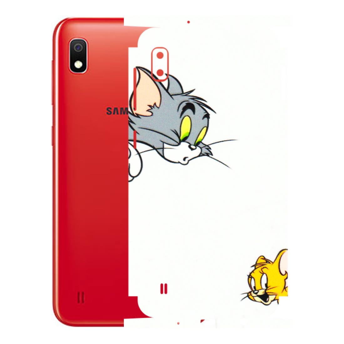 Samsung A/S Series Phone Skins (All Models) - Cute Tom And Jerry - 3D Embossed Finish (L-220) Samsung Galaxy A10